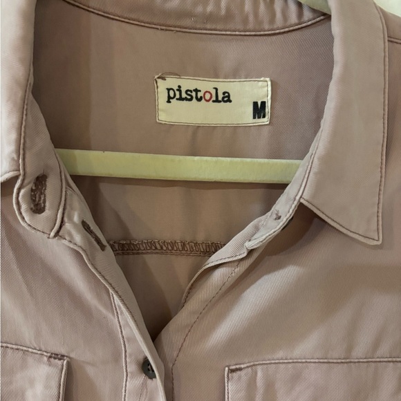Pistola Blush Button-Up Shirt - Picture 3 of 4
